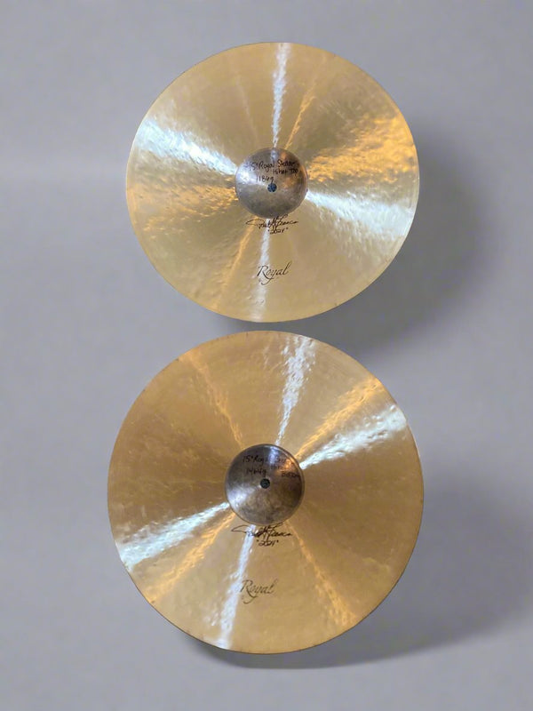 Royal Cymbals Stellar 15" Hi Hats T-1186g B-1484g
