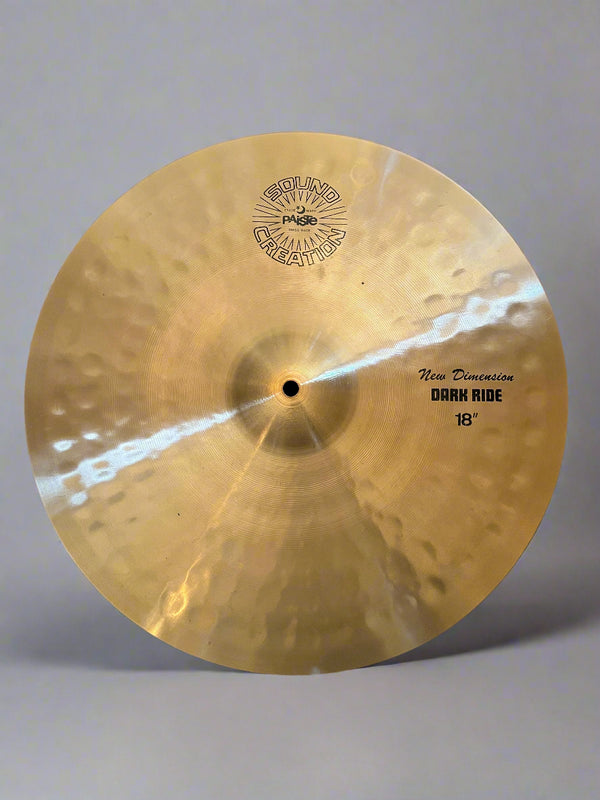 Used Paiste Sound Creation New Dimension Dark 18" Ride 1992g