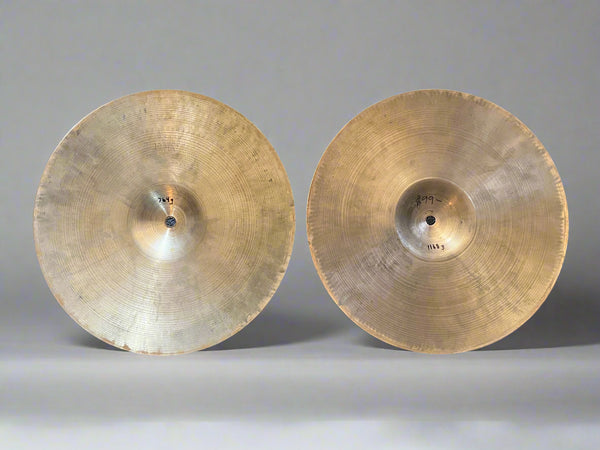Used Zildjian 60's A 14" Hi Hats T-764g B-1168g
