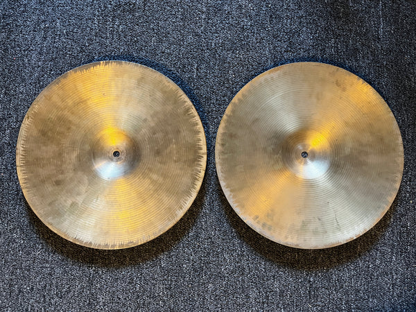 Used Paiste Formula 602 Pre Serial Number 14" Hi Hats T-856g B-902g
