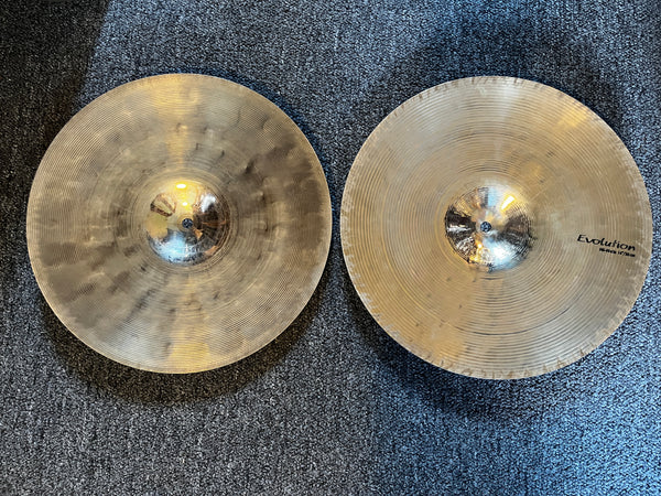 Used Sabian HHX Evolution 14" Hi Hats T-982g B-1370g
