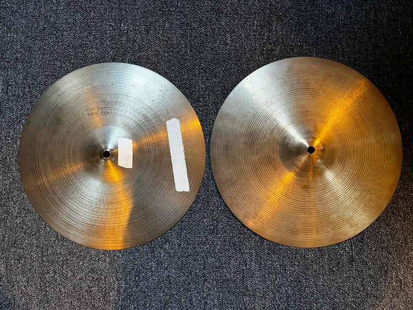 Used Zildjian New Beat Hollow Logo 14" Hi Hats T-892g B-1384g