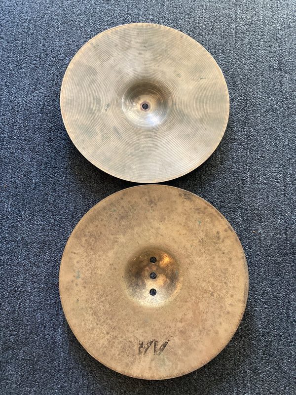 Used Sabian AA Fusion 13" Hi Hats T-886g B-1400g