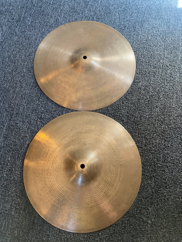 Used Zildjian A 1960's 14" Hi Hats T-1302g B-1308g
