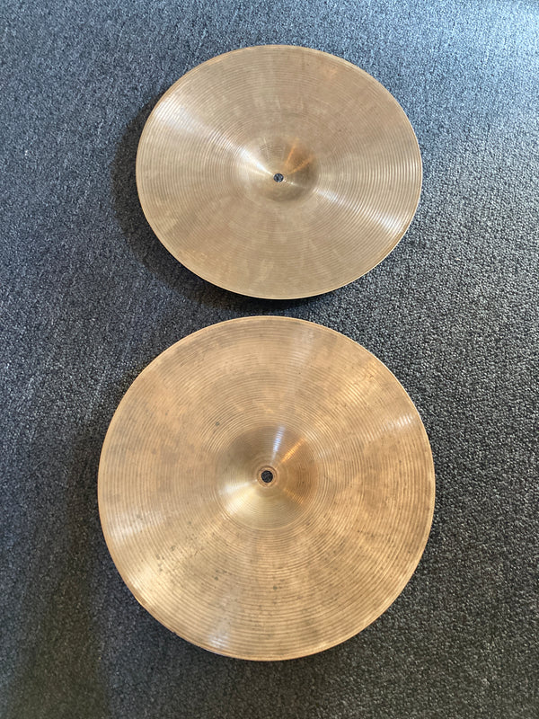 Used Zildjian A 1960's 14" Hi Hats T-1302g B-1308g