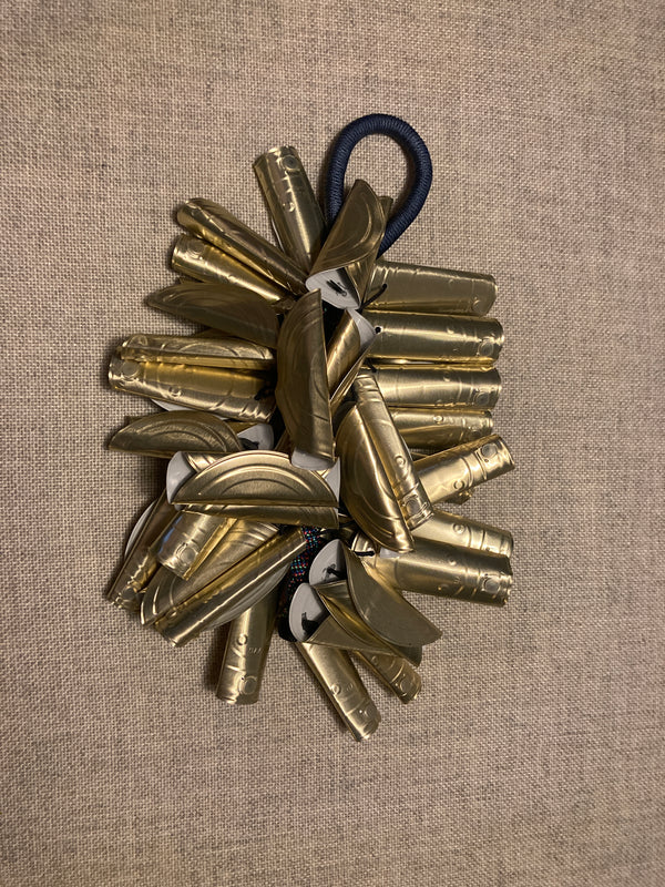 Upcycled Percussion Metal Curls Waterfall