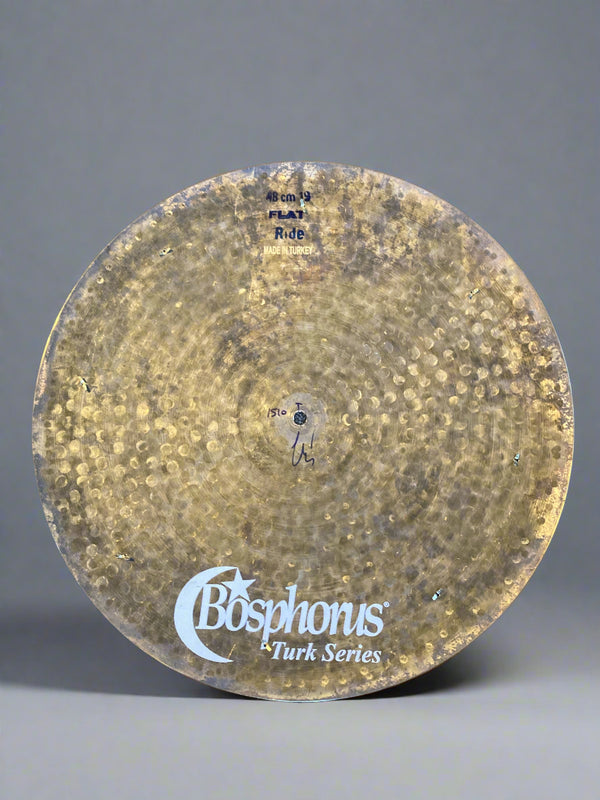 Bosphorus Turk Flat Sizzle 19" Ride 1668g