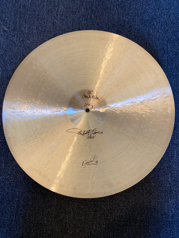 Cymbal Craftsman 21" Crash Ride 2475g