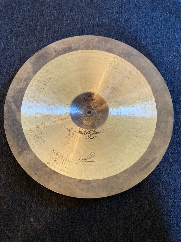 Cymbal Craftsman Bill Stewart Style 20" Ride 1919g