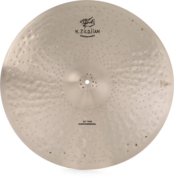 Zildjian K Constantinople Thin Overhammered 22" Ride 2148g