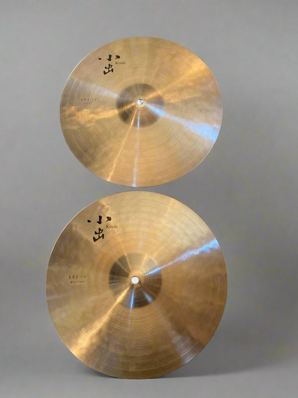 Used Koide 10J 14" Hi Hats T-814g B-1078g