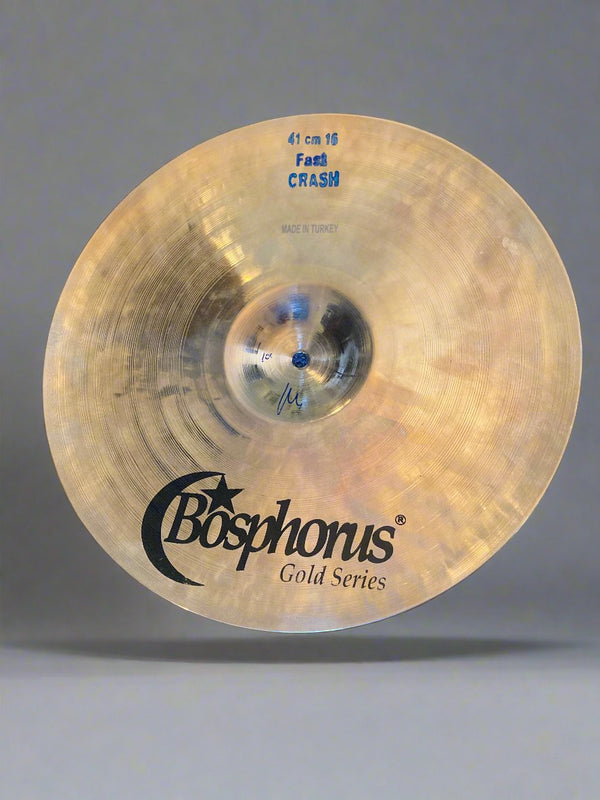 Used Bosphorus Gold Fast 16" Crash 1034g