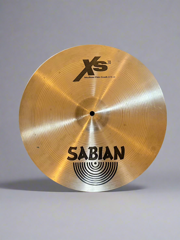 Used Sabian Xs20 Medium Thin 16" Crash 1006g