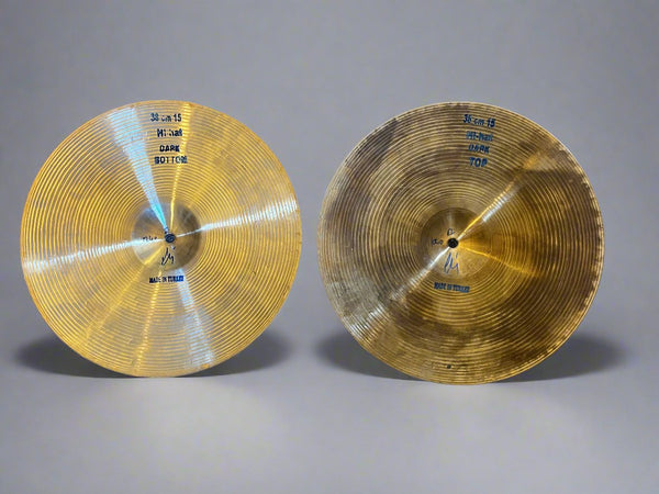 Used Bosphorus Antique 15" Hi Hats T-1040g B-1240g