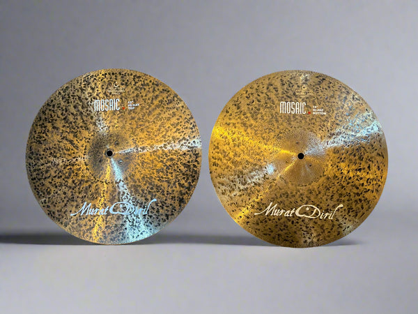 Used Murat Diril Mosaic 15" Hi Hats T-1076g B-1188g