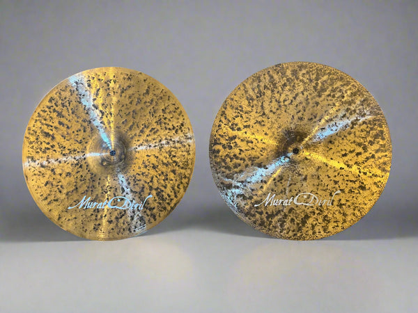 Used Murat Diril Mosaic 15" Hi Hats T-1076g B-1188g