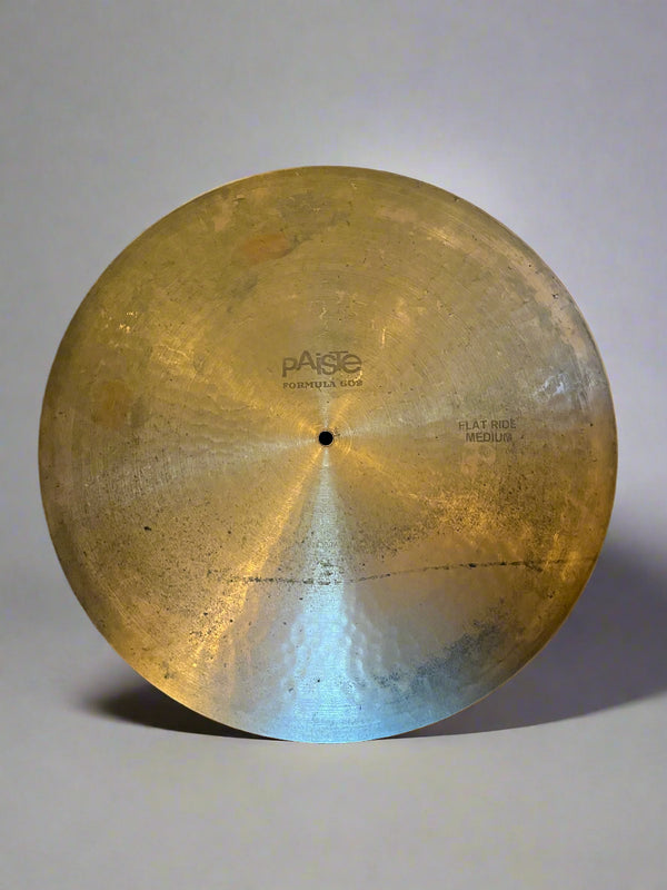 Used Paiste Formula 602 Flat Medium 20" Ride 2438g