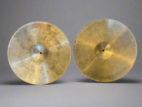 Used Zildjian 60's A 15" Hi Hats T-1100g B-1520g