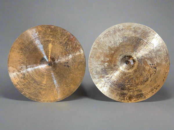 Used Quigeg 16" (15 3/4") Hi Hats T-1250g B-1330g