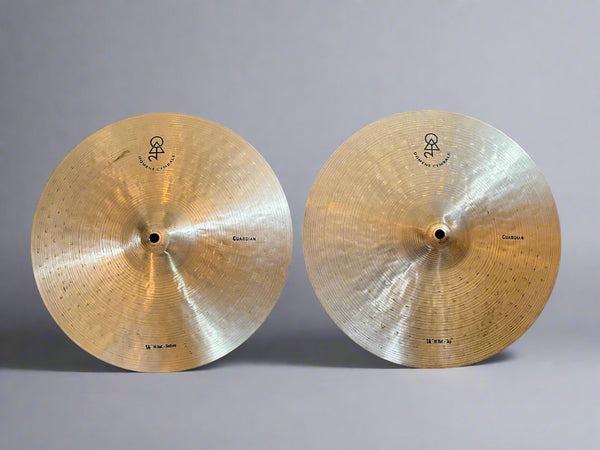 Used Domene Guardian 14" Hi Hats T-1025g B-1292g