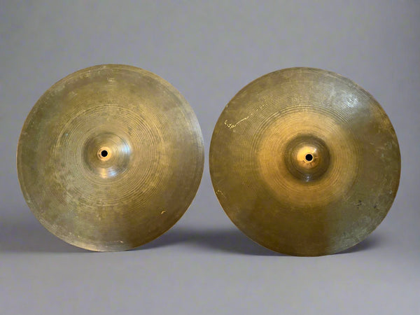 Used Zildjian 50's A 15" Hi Hats T-1038g B-1474g