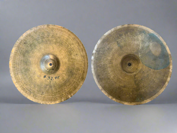Used Zildjian 50's A 15" Hi Hats T-1038g B-1474g