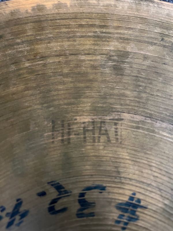 Used Zildjian 50's A 15" Hi Hats T-1038g B-1474g