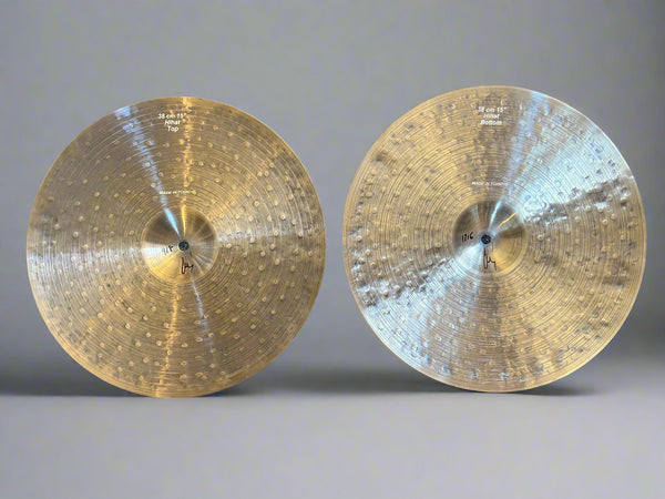 Bosphorus Old K Style 15" Hi Hats T-918g B-1216g
