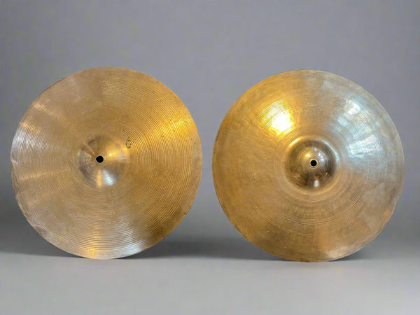 Used Zildjian A Trans/50's Stamp 15" Hi Hats T-920g B-1204g
