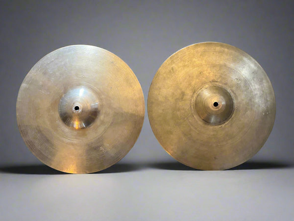 Used Zildjian Trans Stamp 13" Hi Hats T-530g B-546g