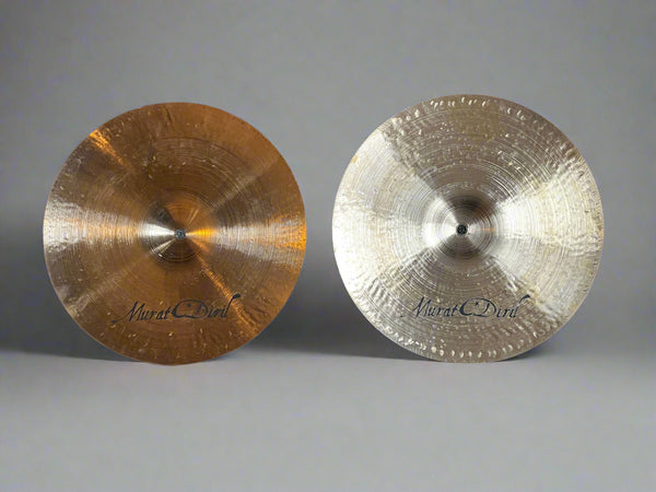Murat Diril Custom Mosaic/Velvet 14" Hi Hats T-714g B-894g