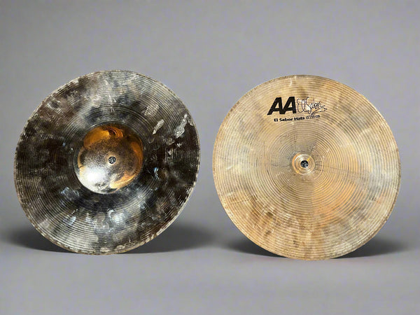 Used Sabian AA El Sabor 13" Hi Hats T-1120g B-1260g