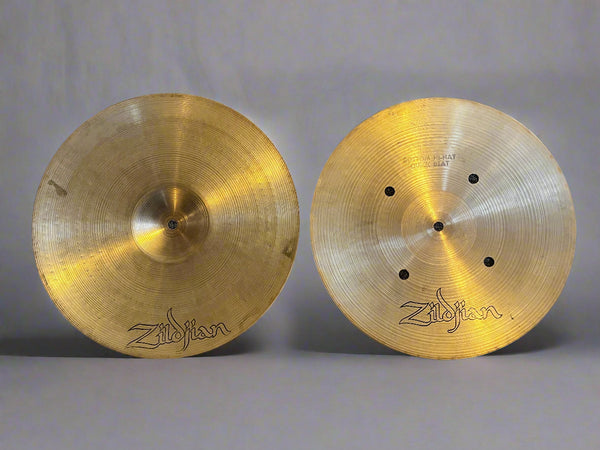 Used Zildjian Quick Beat 14" Hi Hats T-1182g B-1472g