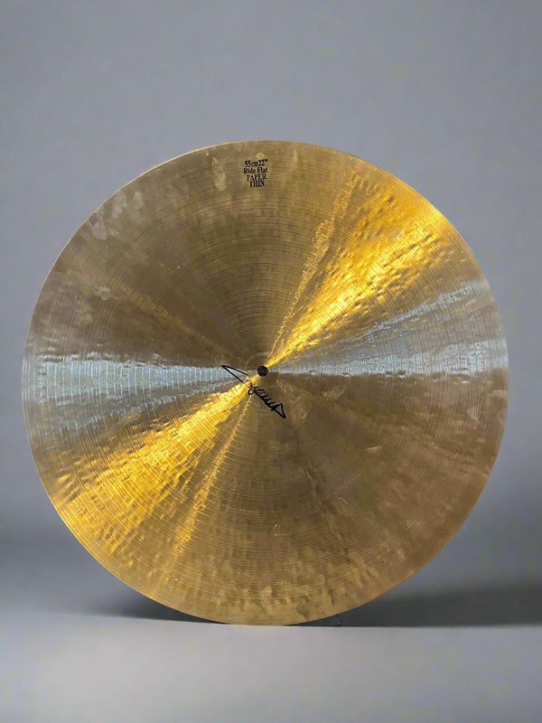 Used Istanbul Mehmet Nostalgia Paper Thin Flat 22" Ride 2180g