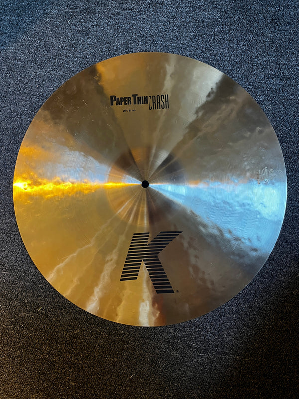Used Zildjian K Paper Thin 20" Crash 1574g