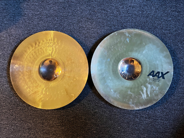 Used Sabian AAX Thin 14" Hi Hats T-806g B-1098g