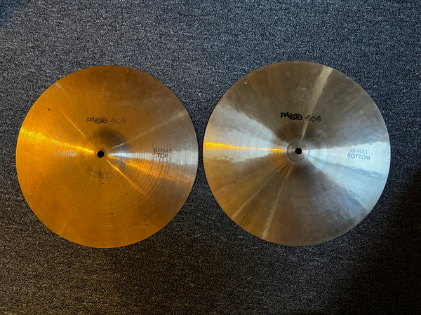 Used Paiste 404 14" Hi Hats T-614g B-710g