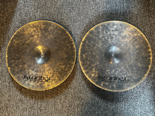 Used Istanbul Agop Om 15" Hi Hats T-1010g B-1158g