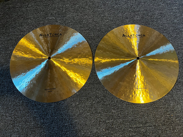 Alla Turca Traditional Jazz 15" Hi Hats T-1014g B-1144g
