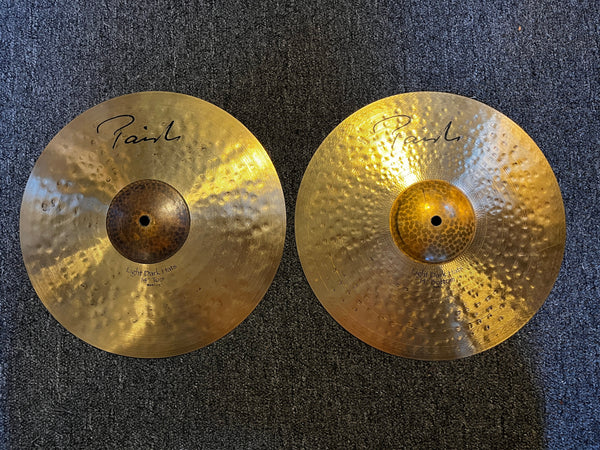 Used Paiste Signature Light Dark MK I 14" Hi Hats T-910g B-1194g