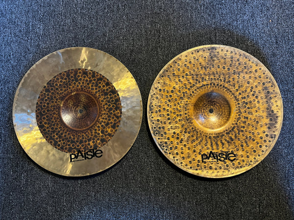 Used Paiste Signature Light Dark MK I 14" Hi Hats T-910g B-1194g