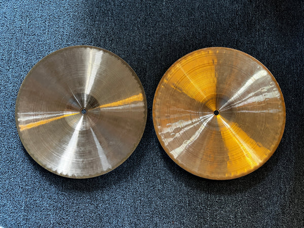 Used Paiste 2002 Heavy 14" Hi Hats T-946g B-1068g