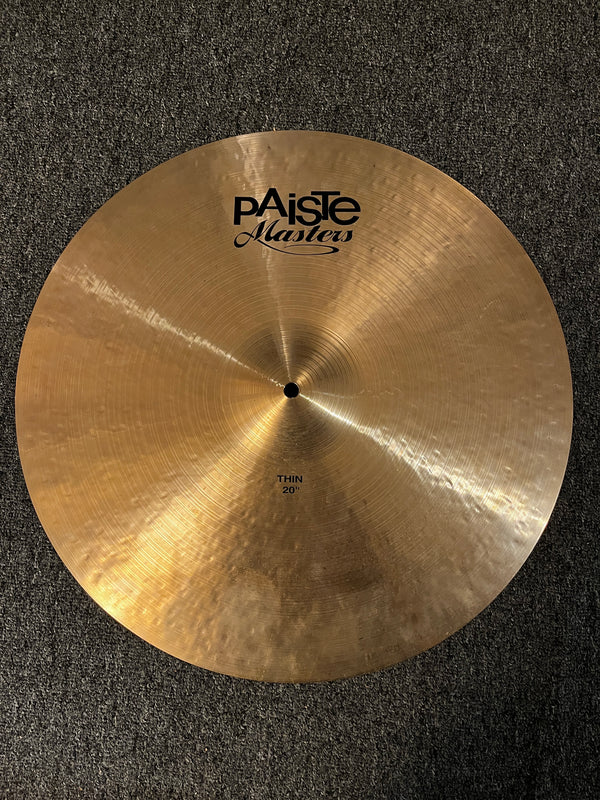 Used Paiste Masters Thin 20" Crash Ride 1618g