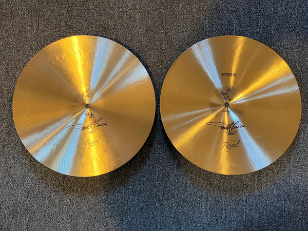 Royal Cymbals 15" Hi Hats T-1106g B-1562g