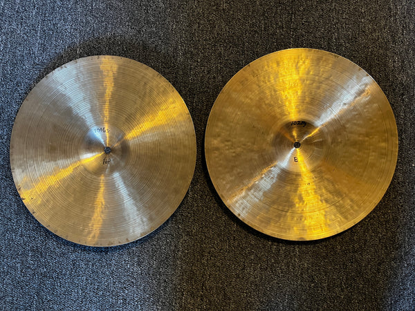 Used Spizzichino 14" Hi Hats T-1016g B-1028g