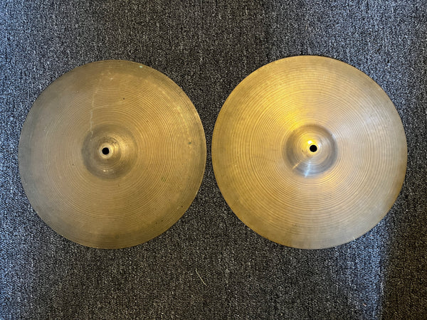 Used Zildjian Trans Stamp 14" Hi Hats T-766g B-1302g