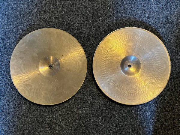 Used Zildjian Trans Stamp 14" Hi Hats T-766g B-1302g