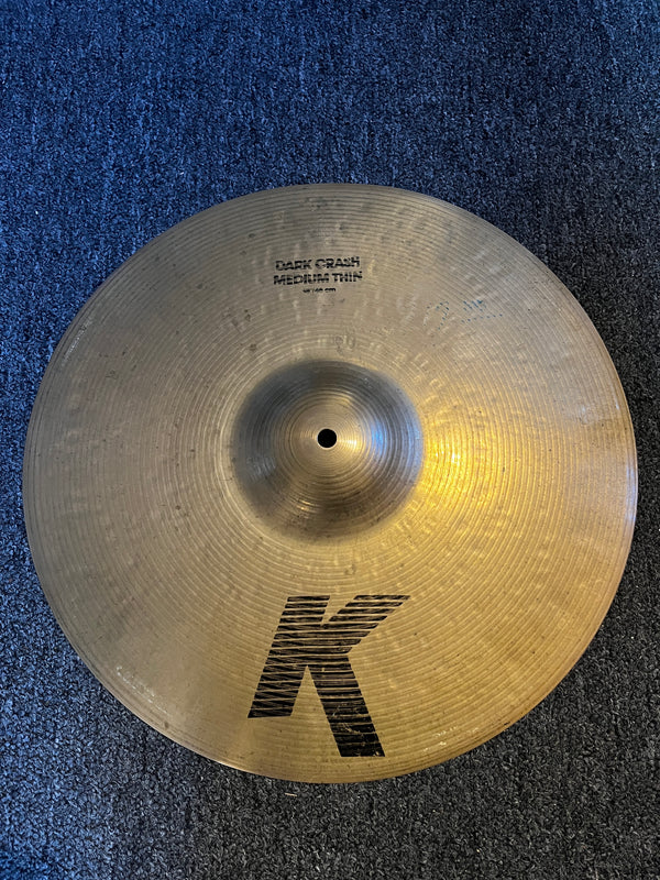 Used Zildjian IAK Dark Medium Thin 18" Crash 1586g