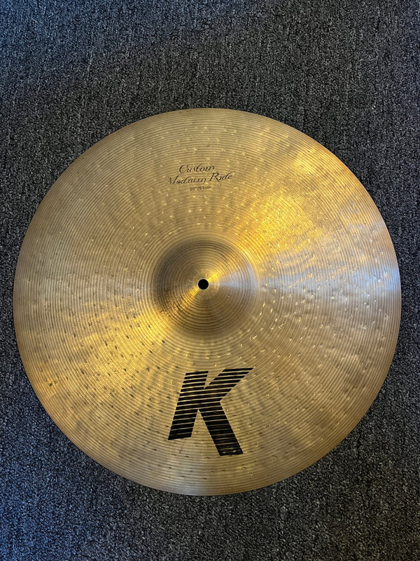 Used Zildjian K Custom Medium 20" Ride 2594g