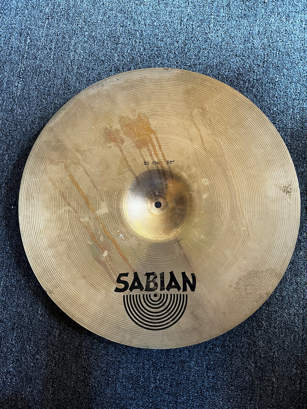 Used Sabian Pre AA Medium 20" Ride 2454g